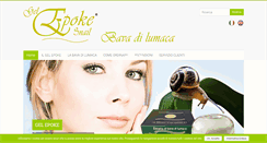 Desktop Screenshot of bavadilumaca.it